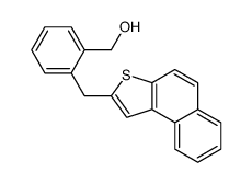 [2-(benzo[e][1]benzothiol-2-ylmethyl)phenyl]methanol Structure