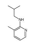 3-methyl-N-(2-methylpropyl)pyridin-2-amine结构式