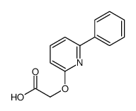 2-(6-phenylpyridin-2-yl)oxyacetic acid结构式