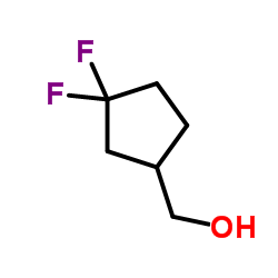 (3,3-二氟环戊基)甲醇结构式