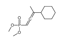 4-dimethoxyphosphorylbuta-2,3-dien-2-ylcyclohexane结构式