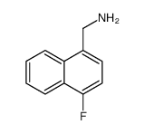 (4-fluoronaphthalen-1-yl)methanamine Structure