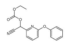 [cyano-(6-phenoxypyridin-2-yl)methyl] ethyl carbonate Structure