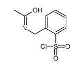 2-(acetamidomethyl)benzenesulfonyl chloride Structure