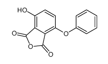 4-hydroxy-7-phenoxy-2-benzofuran-1,3-dione Structure