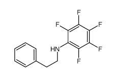 2,3,4,5,6-pentafluoro-N-(2-phenylethyl)aniline Structure