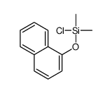 chloro-dimethyl-naphthalen-1-yloxysilane结构式