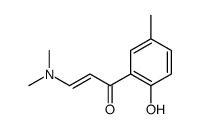 3-(dimethylamino)-1-(2-hydroxy-5-methylphenyl)prop-2-en-1-one Structure
