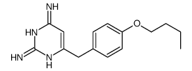 6-[(4-butoxyphenyl)methyl]pyrimidine-2,4-diamine结构式