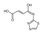 (E)-4-oxo-4-(1,3,4-thiadiazol-2-ylamino)but-2-enoic acid结构式
