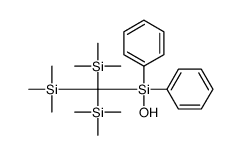 hydroxy-diphenyl-[tris(trimethylsilyl)methyl]silane Structure