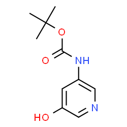 N-(5-羟基吡啶-3-基)氨基甲酸叔丁酯图片