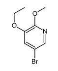 5-Bromo-3-ethoxy-2-methoxypyridine Structure
