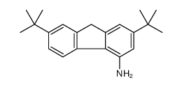 9H-Fluoren-4-amine, 2,7-bis(1,1-dimethylethyl)结构式