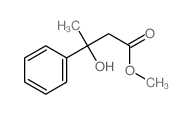 methyl 3-hydroxy-3-phenyl-butanoate结构式