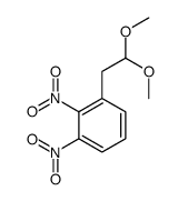 1-(2,2-dimethoxyethyl)-2,3-dinitrobenzene结构式