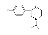 (2S)-2-(4-bromophenyl)-4-tert-butylmorpholine Structure