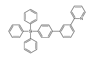 triphenyl-[4-(3-pyridin-2-ylphenyl)phenyl]silane结构式
