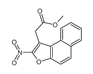 methyl 2-(2-nitrobenzo[e][1]benzofuran-1-yl)acetate Structure