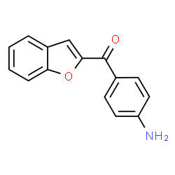 (4-Aminophenyl)(1-benzofuran-2-yl)methanone structure