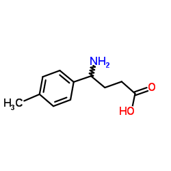 4-Amino-4-(4-methylphenyl)butanoic acid结构式
