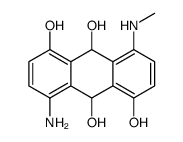 4-amino-9,10-dihydro-8-(methylamino)anthracene-1,5,9,10-tetrol结构式