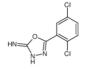 5-(2,5-dichlorophenyl)-1,3,4-oxadiazol-2-amine结构式