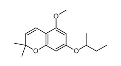 5-methoxy-7-sec. butoxy-2,2-dimethyl-2H-chromene结构式