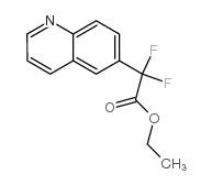 2,2-二氟-2-(喹啉-6-基)乙酸乙酯结构式