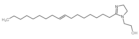 4,5-二氢化-2-(8-十七碳烯基)-1H-咪唑-1-乙醇结构式