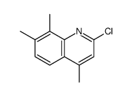 2-Chloro-4,7,8-trimethylquinoline structure