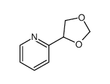 Pyridine,2-(1,3-dioxolan-4-yl)- structure