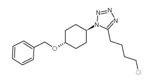 5-(4-chlorobutyl)-1-(4-phenylmethoxycyclohexyl)tetrazole Structure