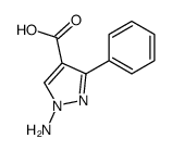 1-amino-3-phenylpyrazole-4-carboxylic acid结构式