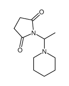 N-(1-piperidino-ethyl)-succinimide Structure