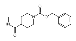 4-methylcarbamoyl-piperidine-1-carboxylic acid benzyl ester结构式