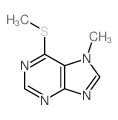 7H-Purine,7-methyl-6-(methylthio)- structure