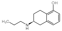 (-)-(6-丙基氨基)-5,6,7,8-四氢-萘-1-醇结构式