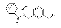2-[[3-(bromomethyl)phenyl]methyl]-3a,4,5,6,7,7a-hexahydro-octahydro-1H-4,7-epoxyisoindole-1,3-dione结构式