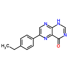 6-(4-Ethylphenyl)-4(1H)-pteridinone Structure