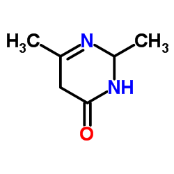 2,6-Dimethyl-2,5-dihydro-4(3H)-pyrimidinone结构式