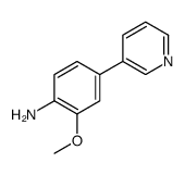 2-methoxy-4-pyridin-3-ylaniline Structure