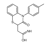 2-[4-(4-methylphenyl)-3-oxo-1,4-benzothiazin-2-yl]acetamide结构式