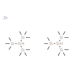 Bis[tris(trimethylsilyl)silyl]zinc structure