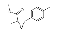 p-Methyl-α-methyl-epoxyzimtsaeure-methylester Structure