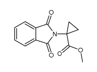 methyl 1-(1,3-dihydro-1,3-dioxo-2h-isoindol-2-yl)cyclopropanoate结构式