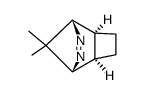 7,8-Diazatricyclo[4.2.1.02,5]non-7-ene,9,9-dimethyl-,(1-alpha-,2-alpha-,5-alpha-,6-alpha-)-结构式