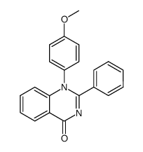 1-(4-methoxy-phenyl)-2-phenyl-1H-quinazolin-4-one Structure