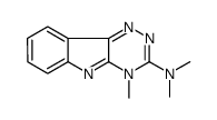N,N,4-trimethyl-[1,2,4]triazino[5,6-b]indol-3-amine Structure