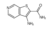 Thieno[2,3-c]pyridine-2-carboxamide, 3-amino- (9CI) structure